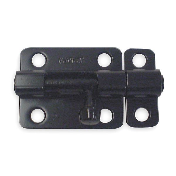 Slide Barrel Bolt, Black, 2-1/2 In
