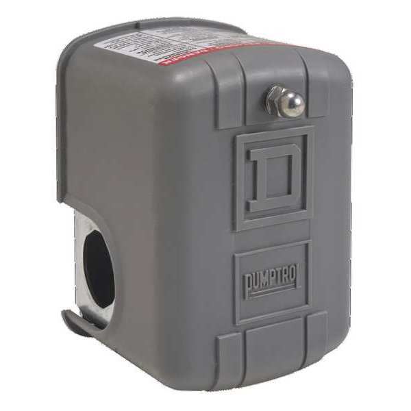 Pressure Switch, (1) Port, 1/4 in FNPS, DPST, 5 to 80 psi, Standard Action