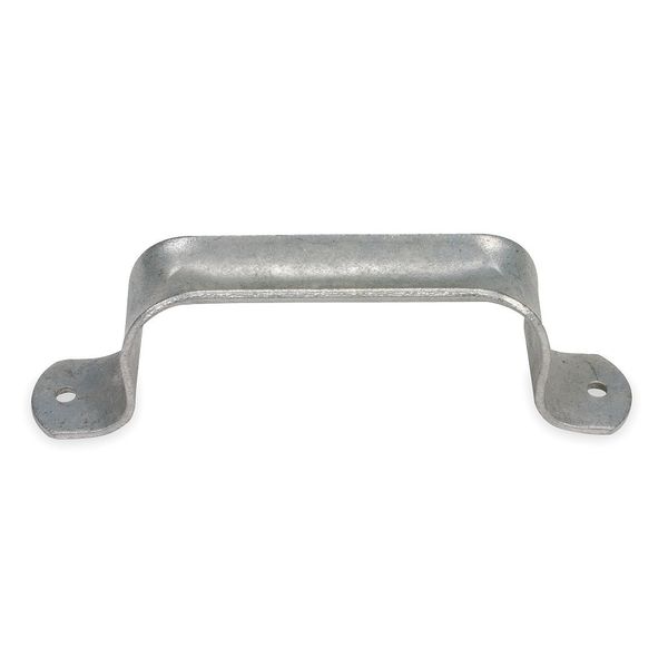 Utility Pull, Steel, 6 1/2 In L, Galv., Unthr. Through Holes