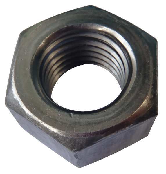 Machine Screw Nut, #10-32, 18-8 Stainless Steel, Not Graded, Plain, 1/8 in Ht, 100 PK