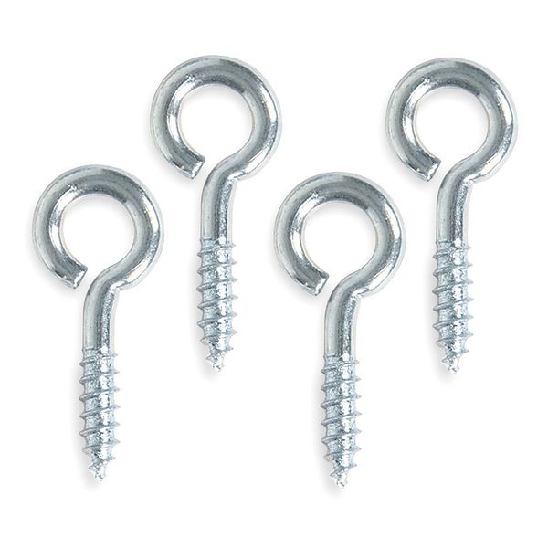 Eye Bolt 3/16 in ID, Steel, Zinc Plated, 20 PK