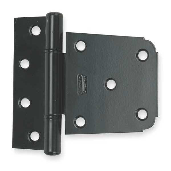 3 1/4 in W x 3 1/2 in H Black Enamel Tee Hinge