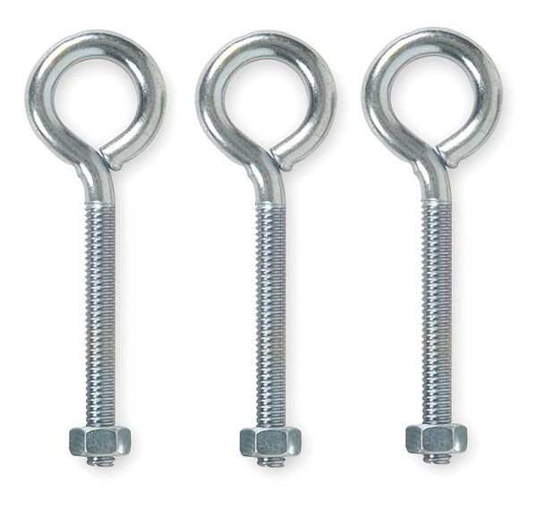 Routing Eye Bolt Without Shoulder, 1/4