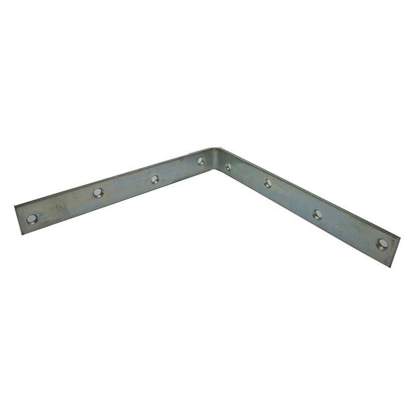 Corner Brace, Steel, 1 1/4 Wx10 In L