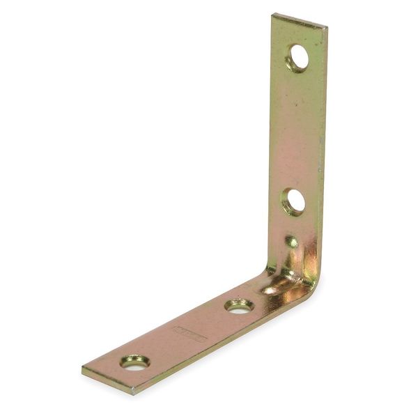 Corner Brace, Steel, 3/5 Wx2 1/2 In L, PK4