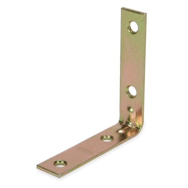 Corner Brace, Steel, 5/8 Wx2 In L, PK2