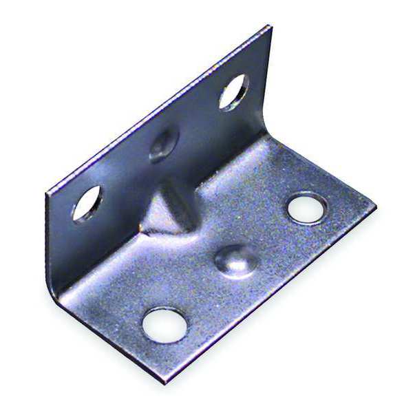 Corner Brace, Steel, 3/4 Wx1 1/2 In L, PK4