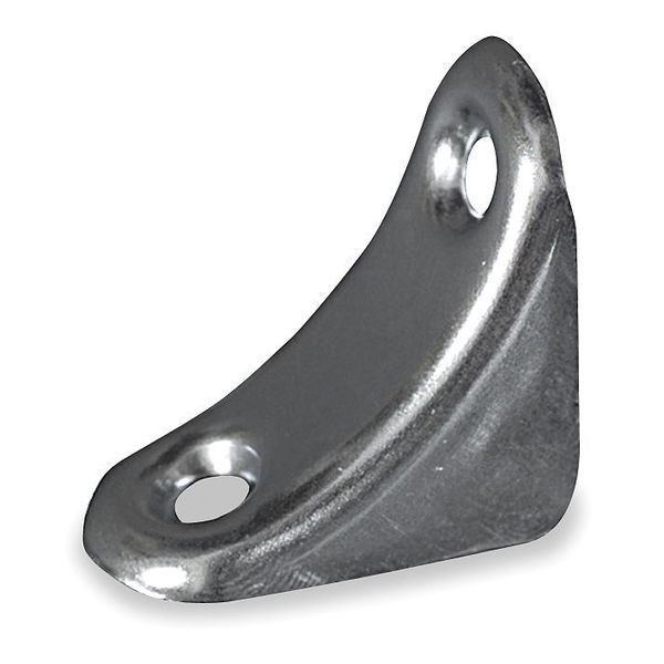 Chair Corner Braces, Steel, 3/4 In W, PK4, Finish: zinc