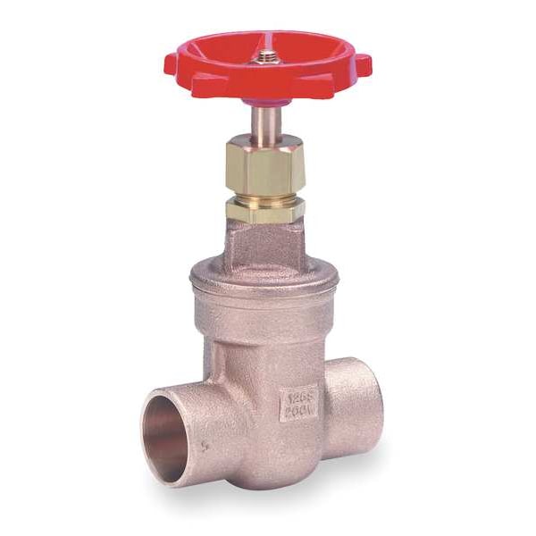 Gate Valve, Class 125, 1-1/2 In., Solder