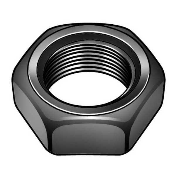 Jam Nut, M8-1.25, 316 Stainless Steel, Not Graded, Plain, 4 mm Ht, 50 PK