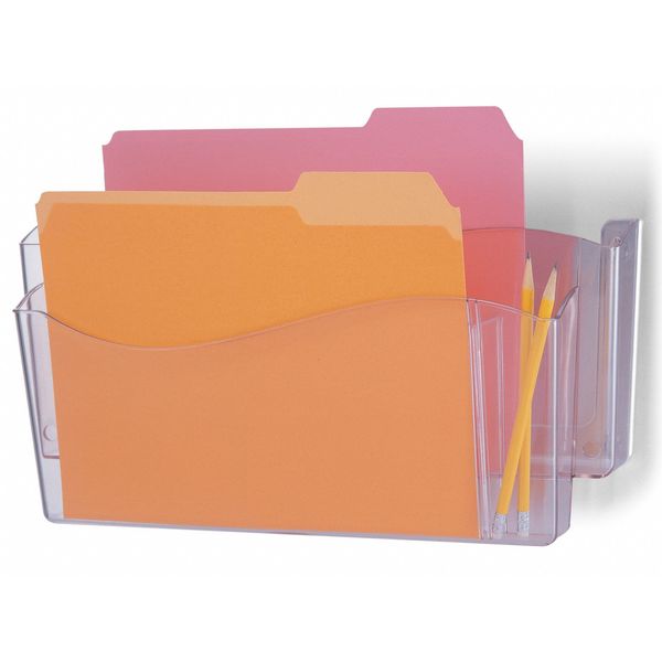 Unbreakable Wall Pocket, Legal/Ltr, Clear