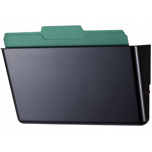 Wall Pocket, Letter, 7Hx13W, Black