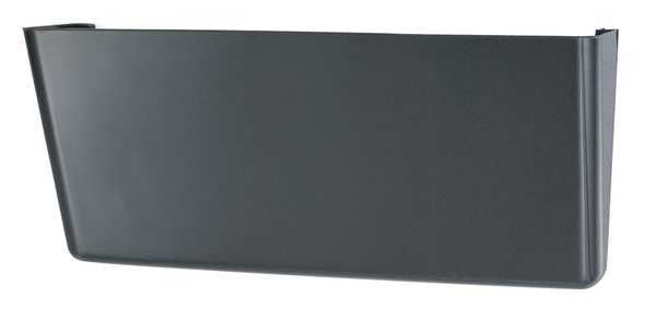 Wall Pocket, Legal, 7Hx16 1/3W In, Black
