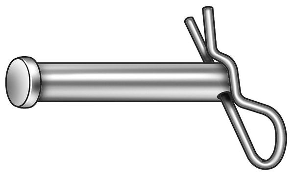 Clevis Pin, Std, 18-8, 0.187x3/4L, PK5