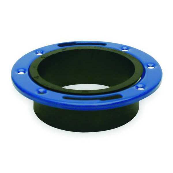 Adj. Closet Flange w/ Metal Ring 4x3