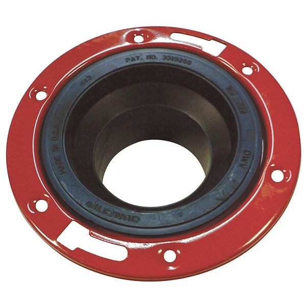 Closet Flange, 4 In, ABS, Spigot Connection