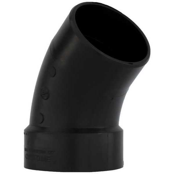 45 Deg Street Elbow, 4 In Hub x Spigot