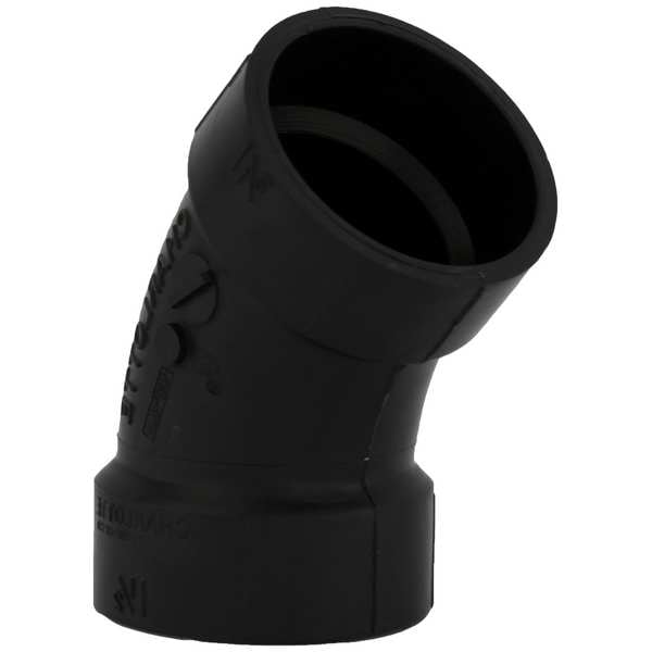 45 Deg Elbow, 1-1/2 In x 1-1/2 In Hub