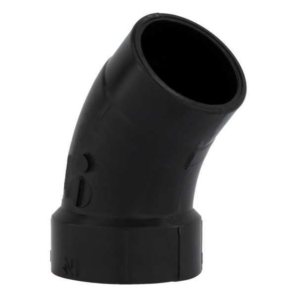 45 Deg Street Elbow, 1-1/2 In HubxSpigot