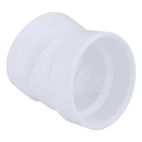 PVC Elbow, 22-1/2 Degrees, Hub, 2 in Pipe Size