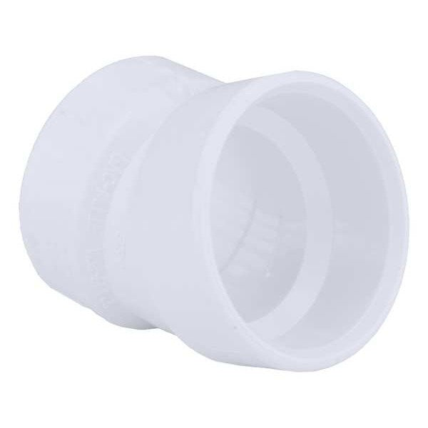 PVC Elbow, 22-1/2 Degrees, Hub, 1-1/2 in Pipe Size