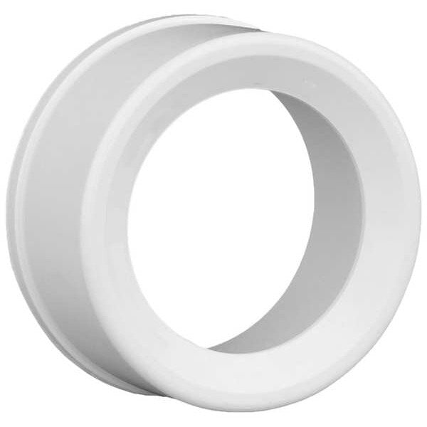 PVC Flush Bushing, Hub x Spigot, 4 in x 3 in Pipe Size