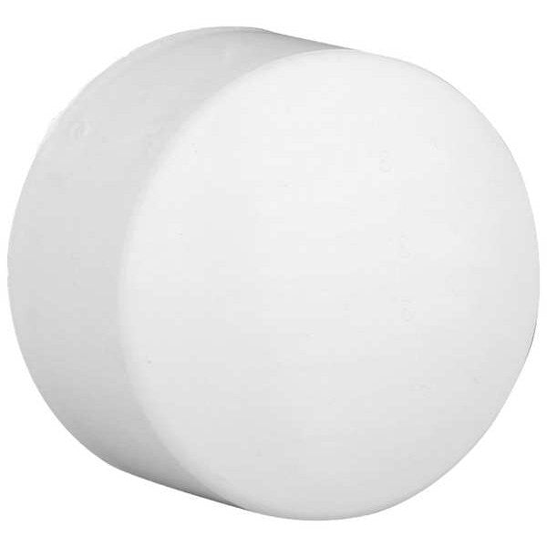 PVC Socket Cap, Hub, 3 in Pipe Size