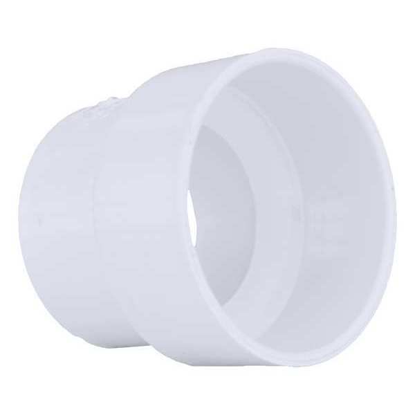 PVC Adapter, Hub x SD Hub, 4 in x 3 in Pipe Size