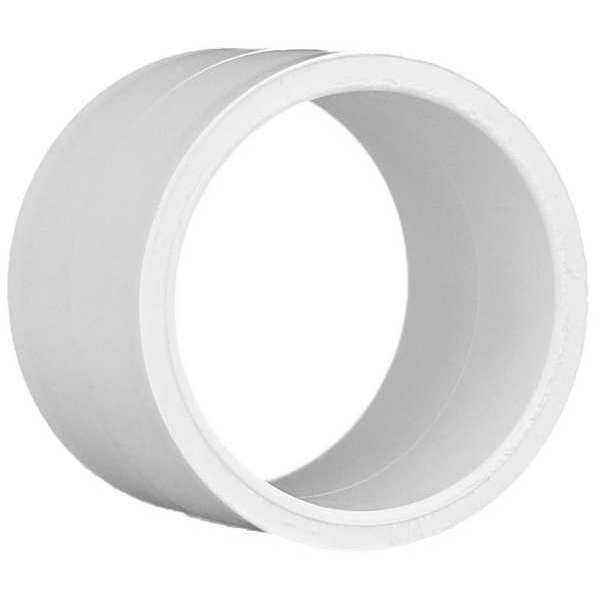 PVC Repair Coupling, Hub, 1-1/2 in Pipe Size