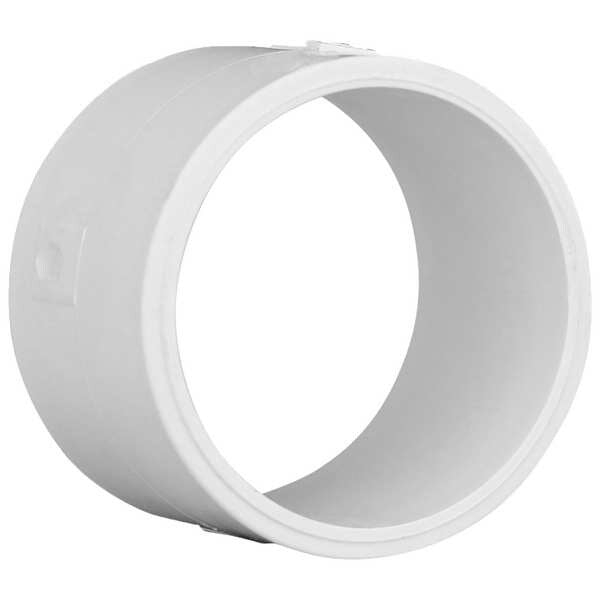 PVC Repair Coupling, Hub, 2 in Pipe Size