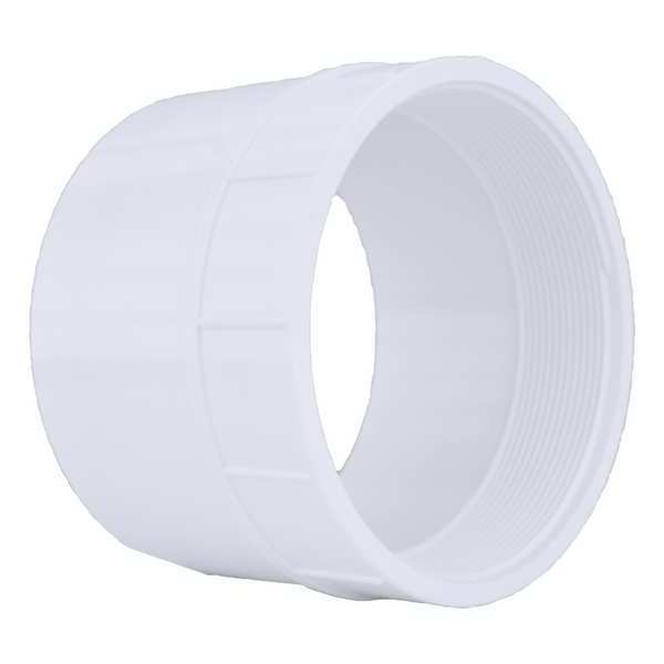 PVC Female Adapter, FNPT X Hub, 6 in Pipe Size