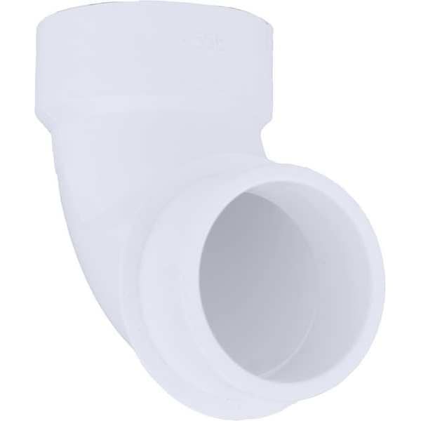PVC 90 Degree Street Elbow, Hub x Spigot, 1-1/2 in Pipe Size