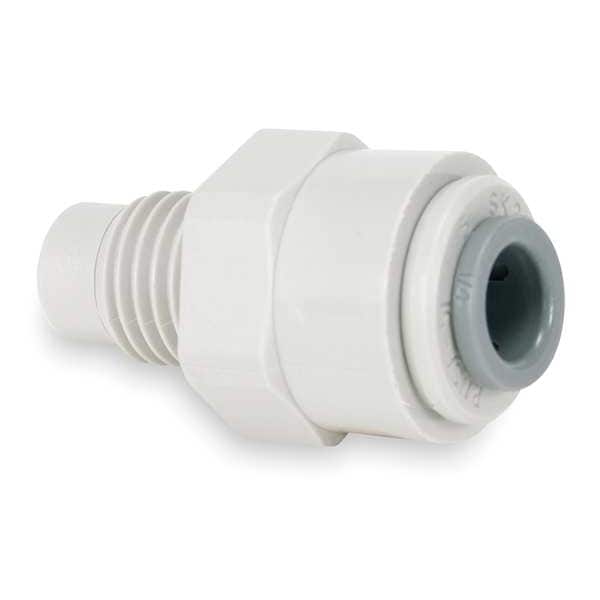 Acetal Copolymer Male Adapter, 1/4 in Tube Size