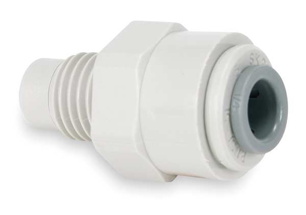 Acetal Copolymer Male Adapter, 3/8 in Tube Size