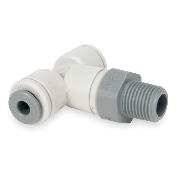 Acetal Copolymer Swivel Branch Tee, 1/4 in Tube Size
