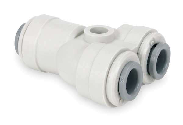 Acetal Copolymer Divider, 2-Way, 5/16 in Tube Size