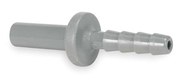 Acetal Copolymer Tube to Hose Adapter, 3/16 in Tube Size