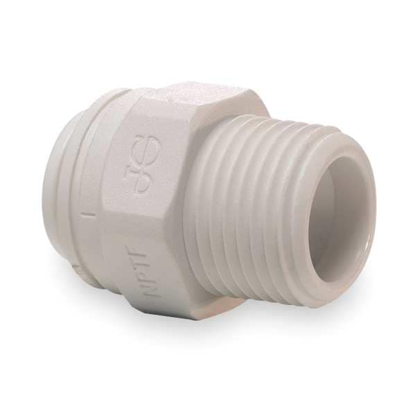 Polypropylene Male Adapter, 3/8 in Tube Size