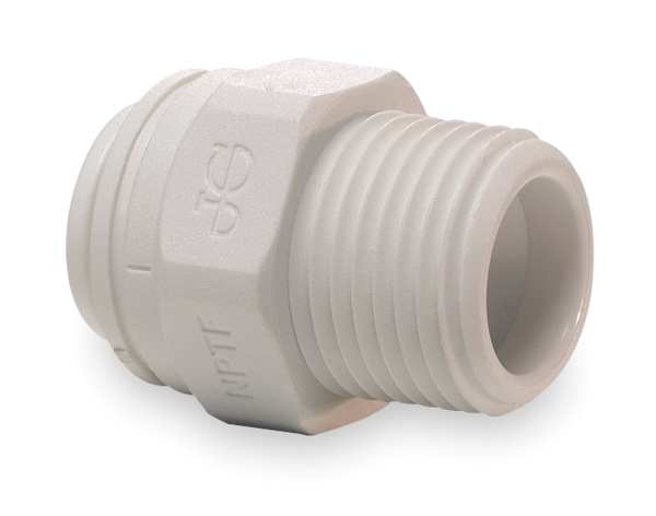 Polypropylene Male Adapter, 1/4 in Tube Size