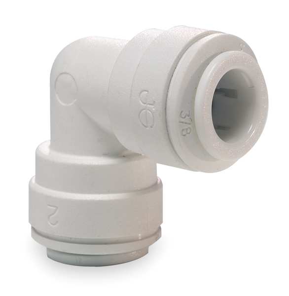 Polypropylene Union Elbow, 90 Degrees, 1/2 in Tube Size