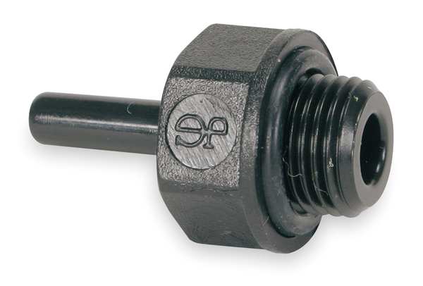 Acetal Copolymer Stem Adapter, 5/16 in Tube Size