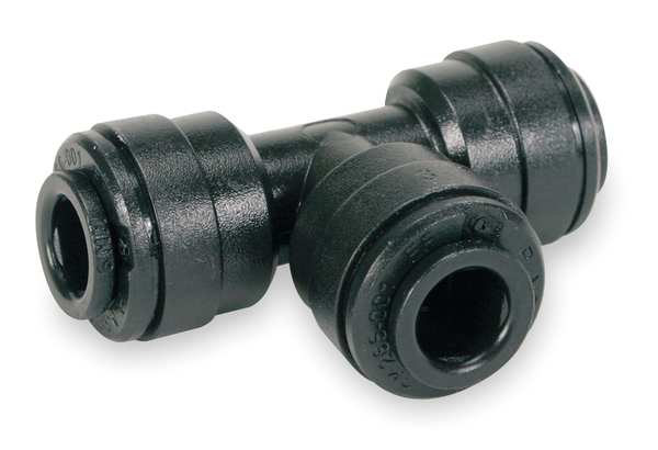 Acetal Copolymer Union Tee, 3/16 in Tube Size