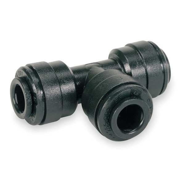 Acetal Copolymer Union Tee, 1/4 in Tube Size
