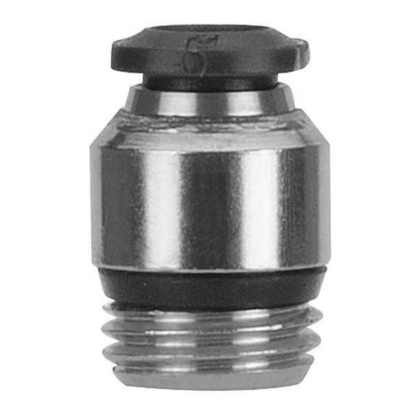 Male Connector, 6mm Tube Sz, Brass, PK5