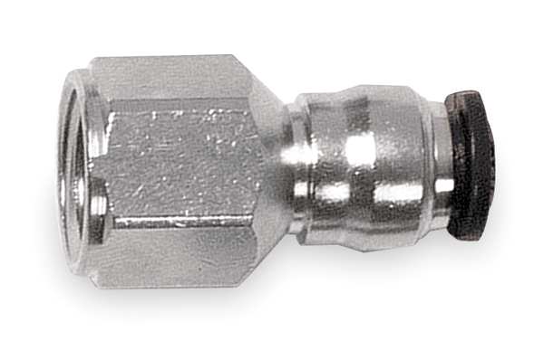 Female Connector, 3mm Tube Sz, Brass, PK5