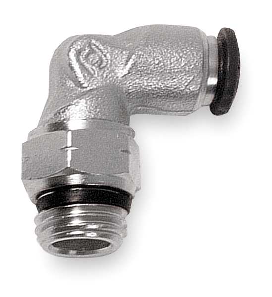 Swivel Elbow, 90 Deg, 8mm Tube Sz, PK5, Hex Size: 22 mm