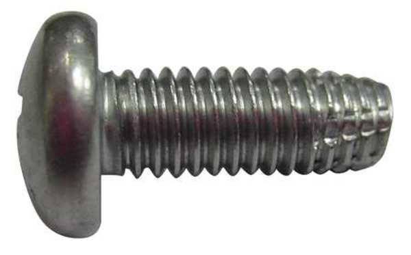 Thread Cutting Screw, #10 x 1/2 in, Plain Stainless Steel Pan Head Phillips Drive, 100 PK