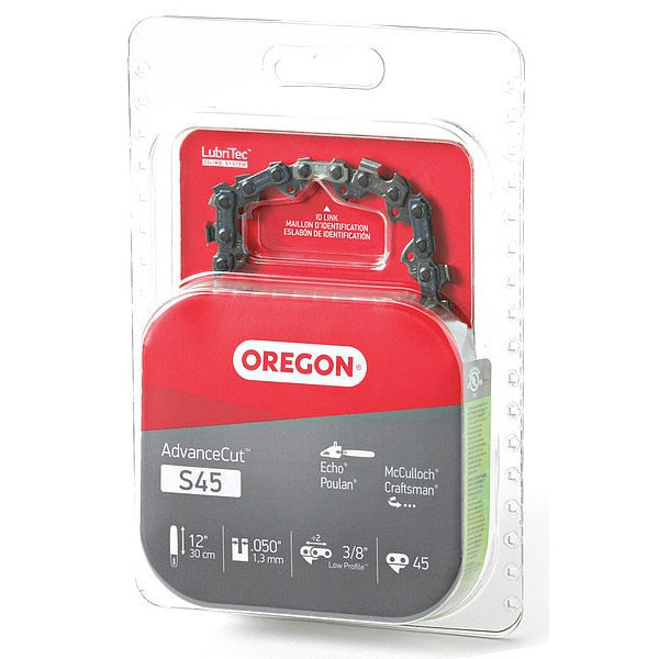 Saw Chain, 12 In., .050 In., 3/8 In. Pitch
