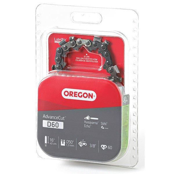 Saw Chain, 16 In., .050 In., 3/8 In. Pitch