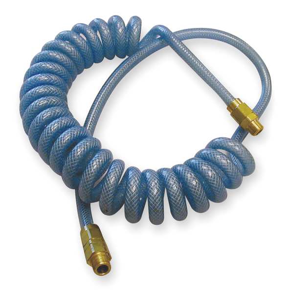 Poly Hose, Coil, 3/8 In Hose ID, 12 Ft Long